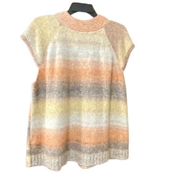 Westbound Womens Sweater Vest Womens Size 1X Short Sleeve Multicolored - Picture 6 of 8
